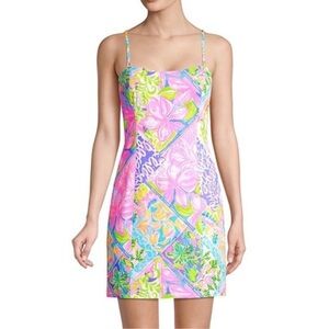 NWT Lilly Pulitzer Shelli Tie Back Stretch Dress